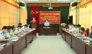 Chủ tịch UBND tỉnh làm việc với Thanh tra tỉnh