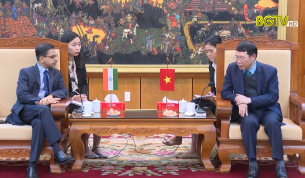 Chủ tịch UBND tỉnh tiếp Đại sứ Ấn Độ tại Việt Nam