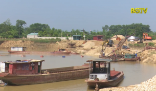 Chưa sâu sát trong quản lý khai thác cát sỏi ở Hiệp Hòa