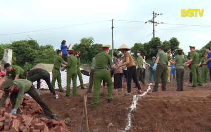 Công an Bắc Giang chung tay xây dựng mái ấm tình thương