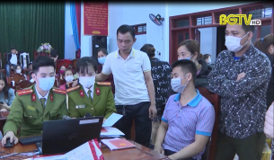 Công an huyện Yên Thế đẩy mạnh cấp thẻ căn cước cho công dân