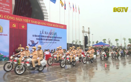 Công an tỉnh Bắc Giang ra quân đảm bảo ANTT Sea Games 31