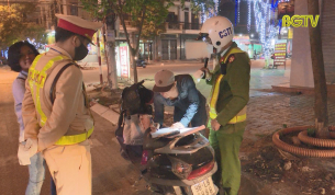 CSGT TP Bắc Giang tăng cường tuần tra kiểm soát ngoài giờ hành chính