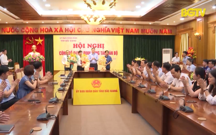 Công bố quyết định bổ nhiệm cán bộ 