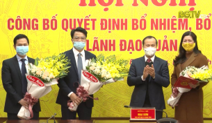 Công bố quyết định bổ nhiệm, bổ nhiệm lại lãnh đạo quản lý