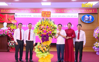 Công bố Quyết định bổ nhiệm lãnh đạo Agribank Chi nhánh Bắc Giang