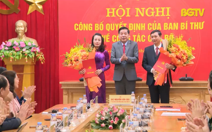 Công bố Quyết định của Ban Bí thư về công tác cán bộ 