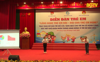 Công tác hỗ trợ, chăm lo trẻ em có hoàn cảnh khó khăn tại cơ sở