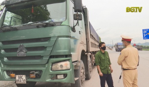 CSGT TP Bắc Giang với công tác phòng, chống dịch Covid- 19