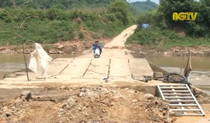 Sơn Động: Ngầm tràn Đồng Dầu xuống cấp nghiêm trọng