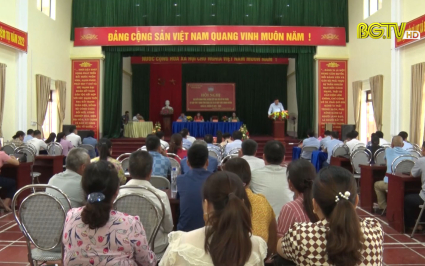 Đại biểu HĐND tỉnh tiếp xúc cử tri huyện Sơn Động