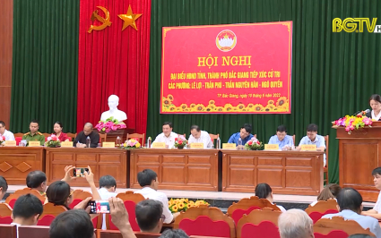 Đại biểu HĐND tỉnh tiếp xúc cử tri TP. Bắc Giang