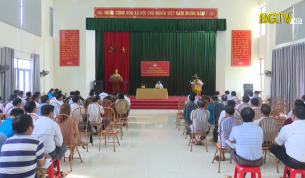 Đại biểu Quốc hội tiếp xúc cử tri tại huyện Lục Ngạn