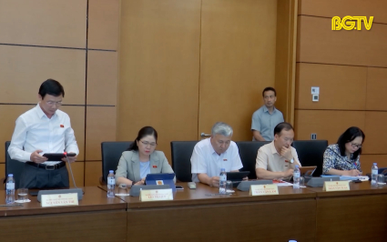 Đại biểu Quốc hội tỉnh Bắc Giang thảo luận về các dự án Luật