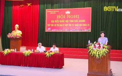 Đại biểu Quốc hội tỉnh tiếp xúc cử tri huyện Yên Dũng