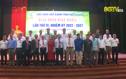 Đại hội Đại biểu hội Sinh vật cảnh tỉnh Bắc Giang, nhiệm kỳ VI (2022-2027)