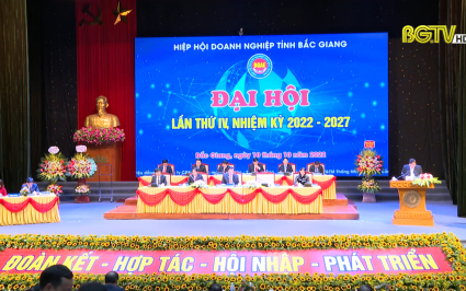 Đại hội Hiệp hội Doanh nghiệp tỉnh Bắc Giang lần thứ IV