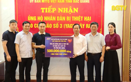 Đài Truyền hình Thành phố Hồ Chí Minh ủng hộ 500 triệu đồng hỗ trợ khắc phục thiệt hại do bão số 3