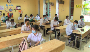 Đảm bảo an toàn dịch bệnh cho học sinh lớp 12