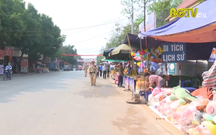 Đảm bảo ANTT, an toàn giao thông lễ hội Yên Thế