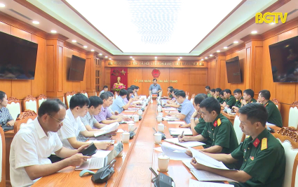 Bảo đảm chu đáo mọi điều kiện cho diễn tập khu vực phòng thủ tỉnh