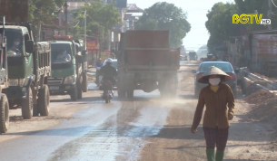 Đảm bảo giao thông và VSMT trên công trường xây dựng đường giao thông