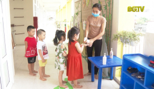 Đảm bảo môi trường phòng dịch an toàn đón trẻ trở lại