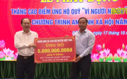 Đăng ký ủng hộ gần 90 tỷ đồng tại Lễ phát động tháng cao điểm "Vì người nghèo"