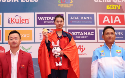 Dấu ấn vận động viên Bắc Giang tại SEA Games 32  