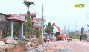 Đẩy nhanh tiến độ thi công các công trình giao thông trên quốc lộ 17 