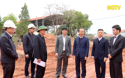 Đẩy nhanh tiến độ xây dựng trường THPT Tân Yên số 2 