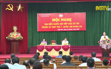 ĐBQH Bắc Giang tiếp xúc cử tri Hiệp Hòa, Việt Yên