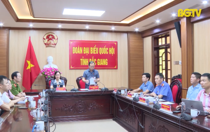 ĐBQH tỉnh Bắc Giang chất vấn tại Phiên họp thứ 36 của Ủy ban thường vụ Quốc Hội