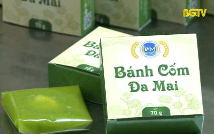 Dẻo thơm bánh cốm Đa Mai