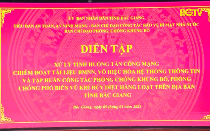 Diễn tập xử lý tình huống tấn công mạng chiếm đoạt tài liệu bí mật Nhà nước 