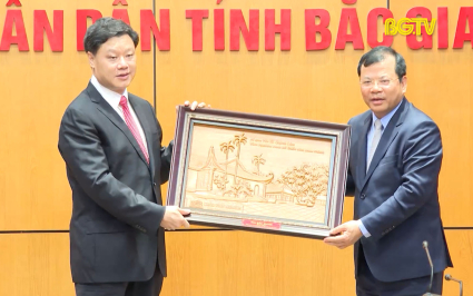 Đoàn công tác thành phố Nam Ninh chào xã giao Lãnh đạo tỉnh