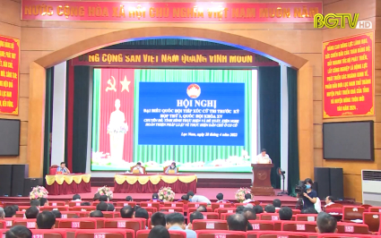 Đoàn ĐBQH tỉnh tiếp xúc cử tri huyện Lục Nam