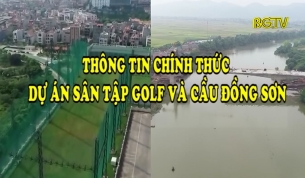 Thông tin chính thức dự án sân tập Golf và cầu Đồng Sơn