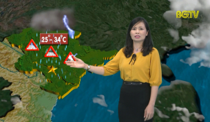 Bản tin thời tiết ngày 22 - 08 - 2019