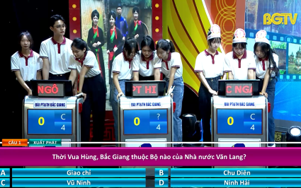 Gameshow Bắc Giang - Hành trình Lịch sử, Văn hóa (Số 1 năm thứ 10 - Chủ đề: Thành lập tỉnh Bắc Giang): Ngày 26-10-2024