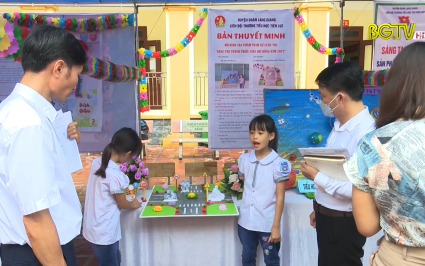 Gần 100 sản phẩm, ý tưởng tham gia ngày Hội "Sáng tạo trẻ" huyện Lạng Giang