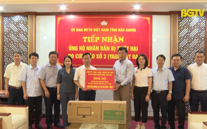 Gần 15,5 tỷ đồng ủng hộ vào “Quỹ cứu trợ” tỉnh Bắc Giang