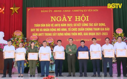 Ngày hội toàn dân bảo vệ an ninh Tổ quốc tại huyện Lục Nam