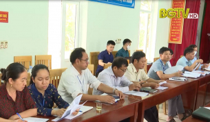 Giám sát công tác bầu cử tại huyện Việt Yên