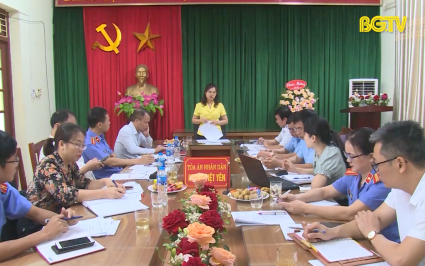 Giám sát việc đình chỉ, tạm đình chỉ trong giải quyết các vụ án, vụ việc tại tòa án huyện Việt Yên 