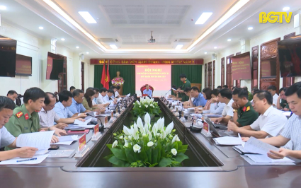 Giao nhiệm vụ diễn tập khu vực phòng thủ huyện Tân Yên 