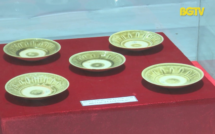 Hàng trăm cổ vật thời Lý - Trần được trưng bày tại Tây Yên Tử