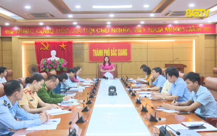 HĐND tỉnh giám sát xử lý vi phạm hành chính tại TP Bắc Giang