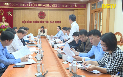 HĐND tỉnh thống nhất nội dung, chương trình kỳ họp chuyên đề 