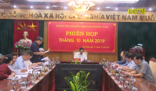 HĐND với cử tri: Phản ánh phiên họp Thường trực HĐND tỉnh tháng 10/2019